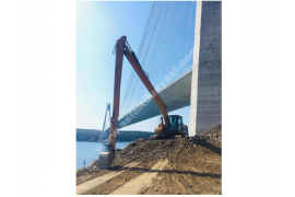 KİRALIK UZUN BOMLU EKSKAVATÖR BOM UZUNLUĞU 20 METRE KİRALIK